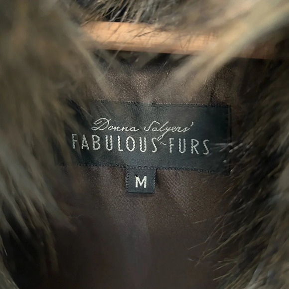 Donna Salyers Fabulous Fur Nordstrom best FAUX fur luxurious vest M - Picture 5 of 11
